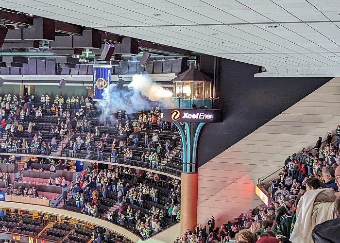 Xcel Energy Center TIL the Xcel Energy Center has a Lighthouse. : r/wildhockey photo