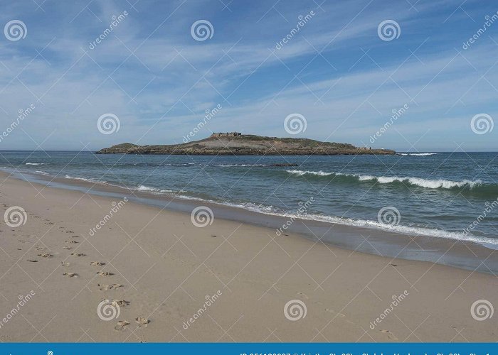 Pessegueiro Island View of Empty Praia Da Ilha Do Pessegueiro Sand Beach with Ocean ... photo