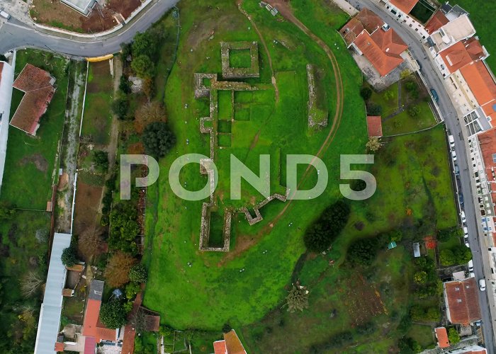 Alcobaça Castle View of Alcobaça castle ruins. Portugal... | Stock Video | Pond5 photo