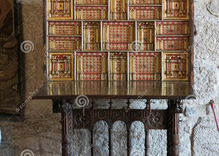 Ducal Palace BargueÃ±o Desk, Palace of the Dukes of BraganÃ§a, Editorial Image ... photo