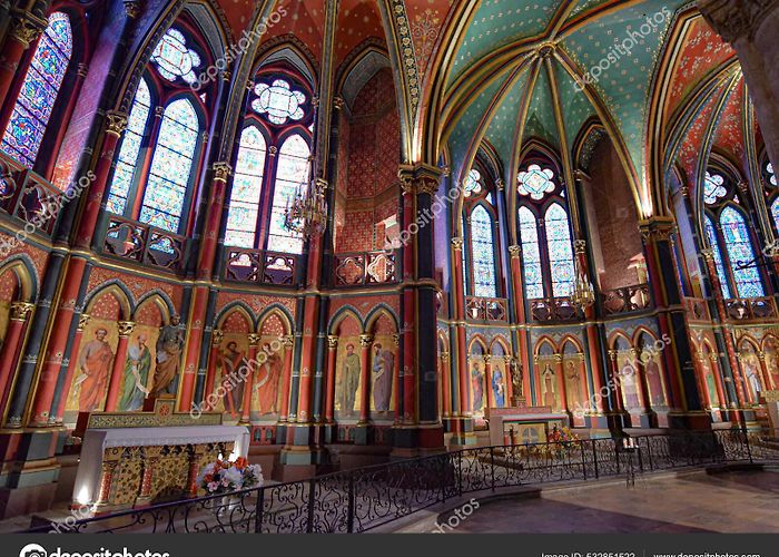 Saint Marie Cathedral Bayonne France Oct 2021 Interior Decorations Sainte Marie ... photo