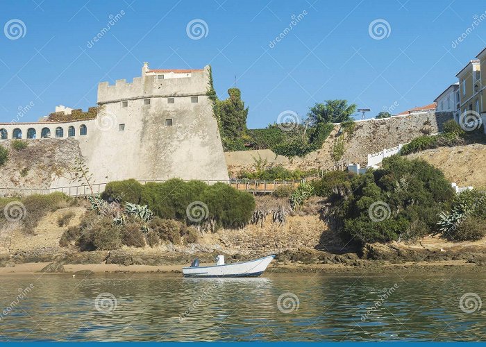 Sao Clemente Fort View of Medieval Fort Forte De Sao Clemente Over the Mira River ... photo