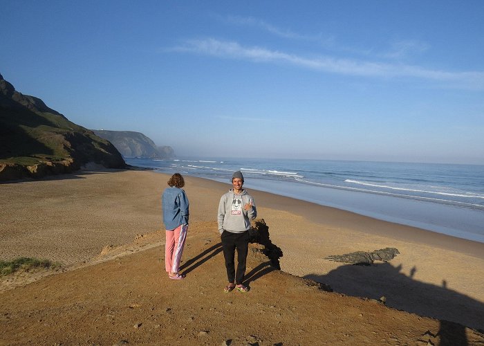 Castelejo Beach Surf Spot Clean fun surf with dolphins at Cordoama - Surf Guide Algarve photo