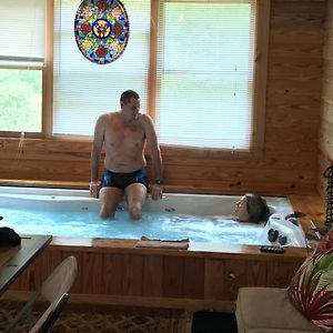 Private Log Cabin With Indoor Pool Sauna And Gym You Rent It All No One Else Βίλα McAlpin Exterior photo