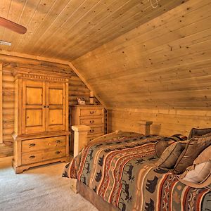 Purlear Luxury, Spacious Log Cabin With Mtn Views! Βίλα Exterior photo