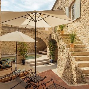 La Fugue Demeure Historique Pieds Des Cevennes Nimes Uzes Piscine Chauffee Jardin A L Italienne Ξενοδοχείο Brignon Exterior photo