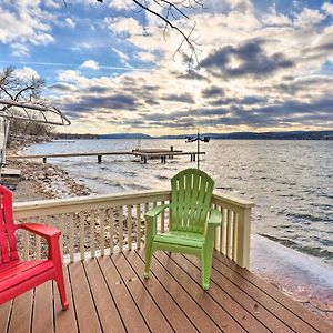 Lakefront Canandaigua Home With Grill, Fire Pit Exterior photo