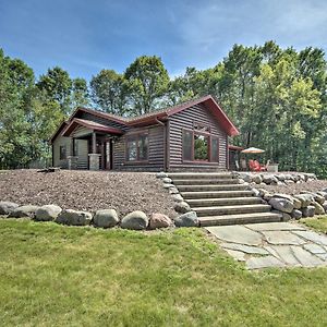 Quiet Lakeside Cabin Patio And Stunning Views! Βίλα Grantsburg Exterior photo