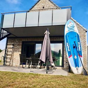 Ferienhaus Panoramadeck Am Harkebruegger See Mit Sauna Und Kamin Βίλα Barssel  Exterior photo