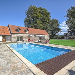 Clos Celeste - Campagne D Etretat Avec Piscine Et Spa Ξενοδοχείο Écrainville Exterior photo