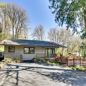 Riverfront Cabin With Deck Near Merwin Lake Park! Βίλα Woodland Exterior photo