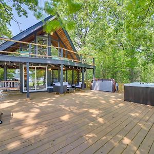 Modern Fairland Log Cabin With Lake Access! Βίλα Exterior photo