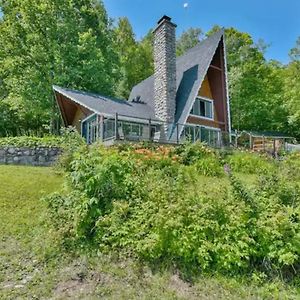 The Bison - Waterfront A-Frame With Private Dock Βίλα Grand-Remous Exterior photo