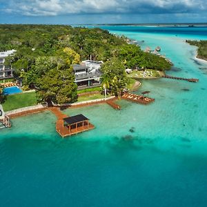 Cristalino Lagoon Front Hotel, Restaurant & Spa Bacalar Exterior photo