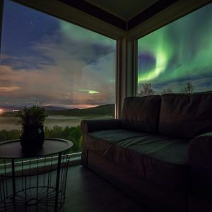 Aurora Borealis Observatory Ξενοδοχείο Silsand Exterior photo