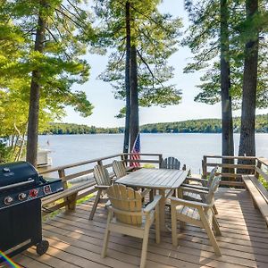 Lakefront Cabin With Panoramic Water View And Access Βίλα Sunapee Exterior photo