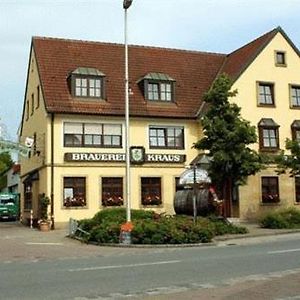 Brauerei Gasthof Kraus Ξενοδοχείο Hirschaid Exterior photo