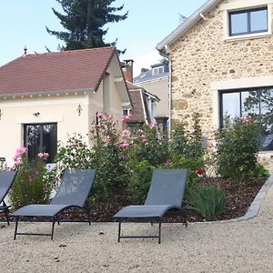 Gite De Charme A Senlisse: Confort Haut De Gamme, Parc Arbore, Cheminee, Wifi Gratuit, Proche Chateaux - Fr-1-527-9 Βίλα Exterior photo