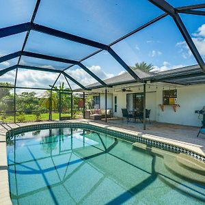 Cape Coral Home Lanai And Heated Pool! Exterior photo