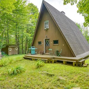 A-Frame Cabin In Becket Deck And Private Acreage! Βίλα Exterior photo