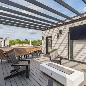 New Modern Townhome With Rooftop Patio Townhouse Αϊόβα Σίτι Exterior photo