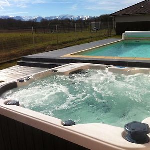 Duplex Maison Avec Piscine Et Spa Prives Face Aux Pyrenees Livron Exterior photo