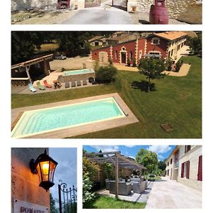 Domaine Des Pierres Precieuses - Demeure De Charme - Grand Standing - 15 Pers - Spa - Massages - Detente Et Bien-Etre - 30' Bordeaux Βίλα Gauriaguet Exterior photo