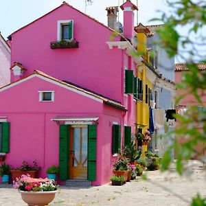 Night Galleria Holiday Home - Bed & Art In Burano - The Pink House Exterior photo